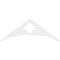 Ekena Millwork Pitch Turner Architectural Grade PVC Gable Pediment, 48"W x 18"H x 1"P (9/12) GPP048X018X100TUR - alternate 4